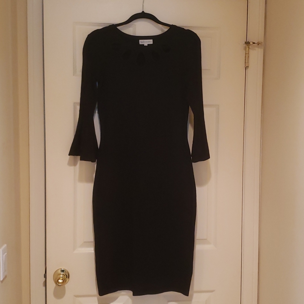 Neiman Marcus black stretchy dress size M